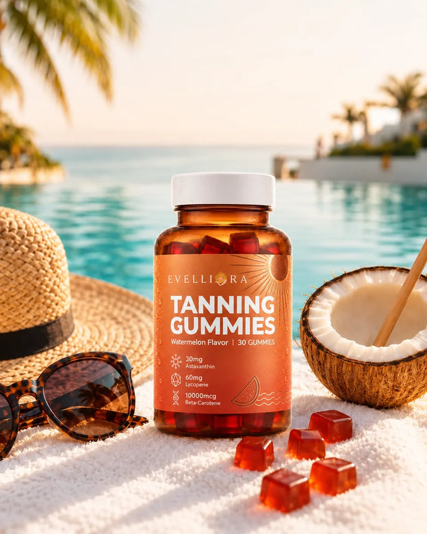 GetTheCubes Tanning Gummies bottle