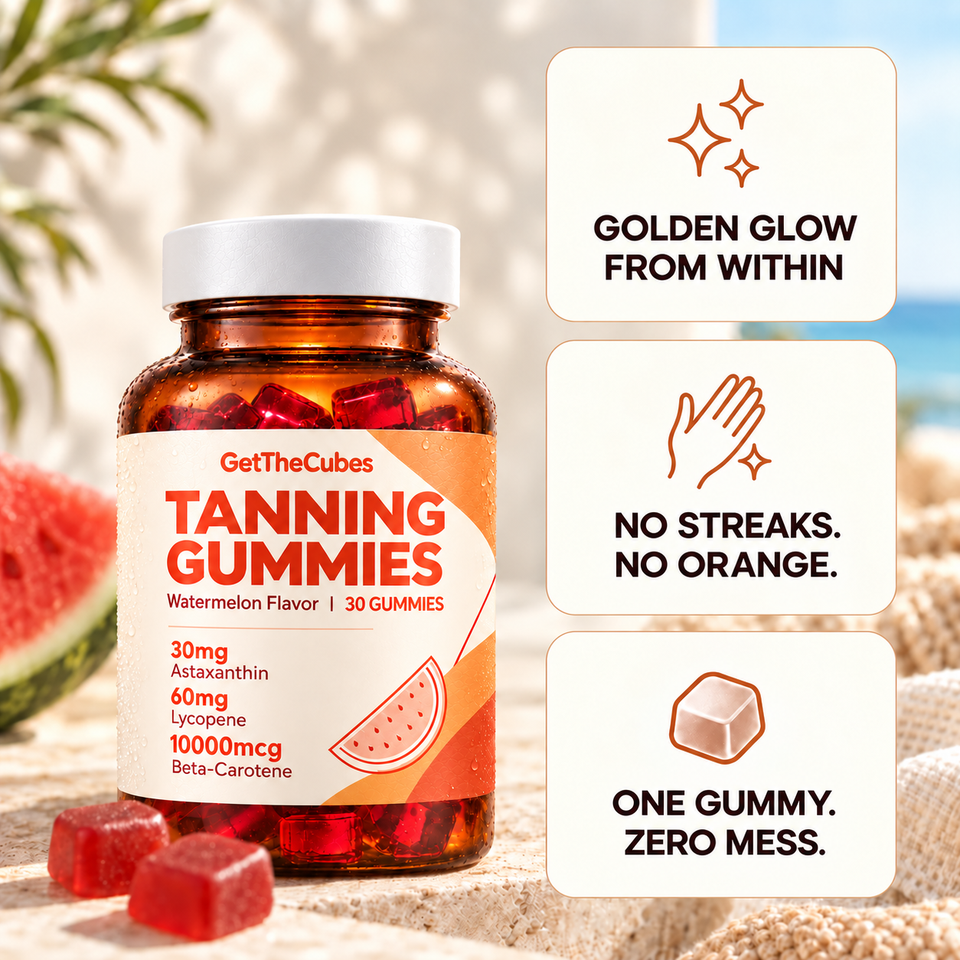 GetTheCubes Tanning Gummies