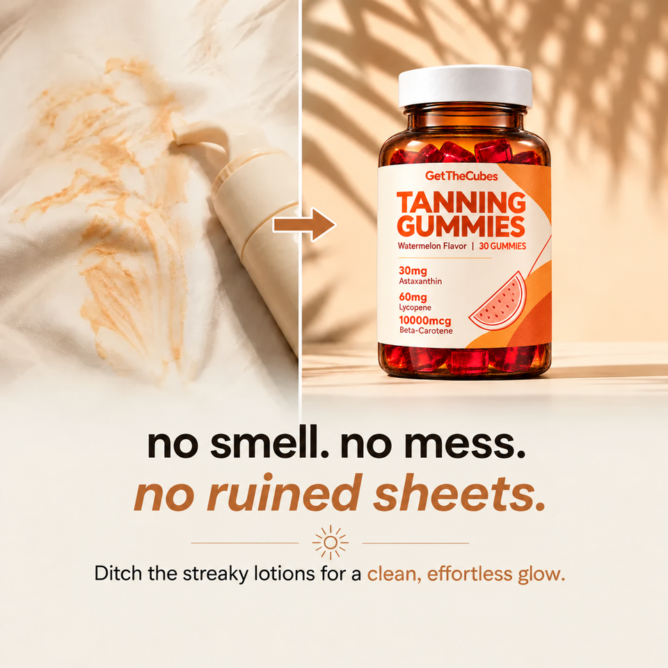 GetTheCubes Tanning Gummies