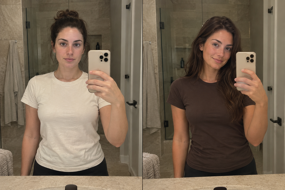 Before and after transformation 1